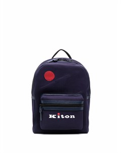 Рюкзак с вышитым логотипом Kiton