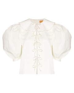 Декорированная блузка с пышными рукавами Anouki