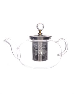 Чайник заварочный с металлической колбой 1 2 л прозрачный Royal classics