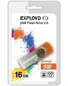 Usb flash 530 16Gb оранжевый Exployd