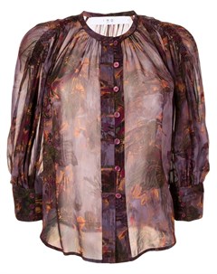 Прозрачная рубашка Garix с цветочным принтом Iro
