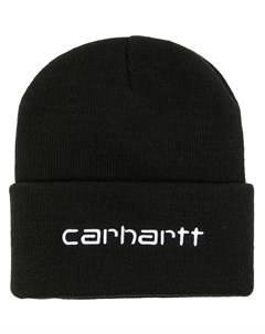 Шапка бини с вышитым логотипом Carhartt wip