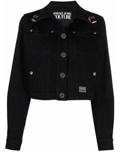 Джинсовая куртка с пряжками Versace jeans couture
