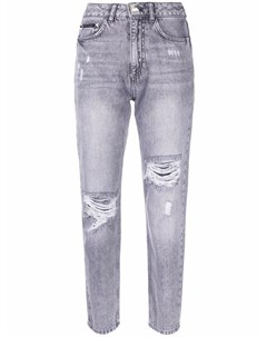 Укороченные джинсы с прорезями Philipp plein