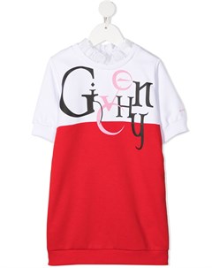 Платье в стиле колор блок с логотипом Givenchy kids