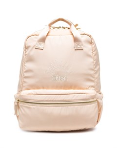 Рюкзак с вышитым логотипом Chloé kids