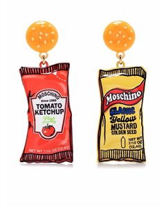 Серьги подвески Ketchup Mustard Moschino