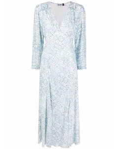 Платье Clover с V образным вырезом и цветочным принтом Rixo