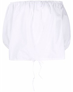 Блузка с открытыми плечами и длинными рукавами Marques'almeida