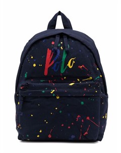 Рюкзак с эффектом разбрызганной краски Ralph lauren kids
