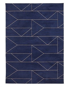 Ковер marlin indigo синий 230x160 см Carpet decor