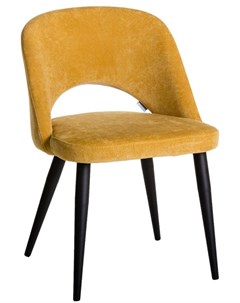 Кресло lars желтый чёрный желтый 49x76x58 см R-home