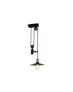 Подвесной светильник winch черный 120 см Eurosvet