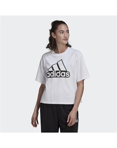 Футболка Essentials Logo Boxy Sportswear Adidas