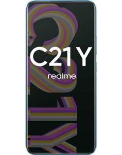 Мобильный телефон C21Y 4 64GB RMX3263 Cross Blue Realme