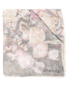 Платок Camelia с принтом Chanel pre-owned