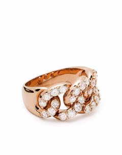 Кольцо Groumette из розового золота с бриллиантами Leo pizzo