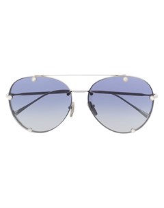 Солнцезащитные очки авиаторы со стразами Valentino eyewear