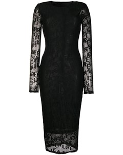 Облегающее платье с логотипом Versace jeans couture