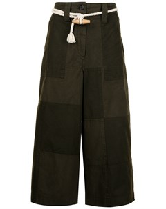 Укороченные брюки со вставками Jw anderson