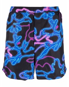 Плавки шорты с принтом Neon Valentino