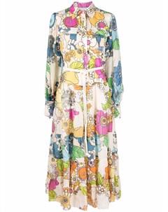 Платье рубашка с цветочным принтом Alemais