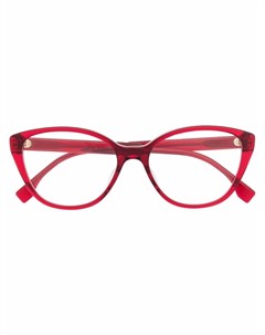 Очки в прозрачной оправе Fendi eyewear