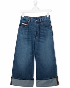 Широкие джинсы с завышенной талией Diesel kids