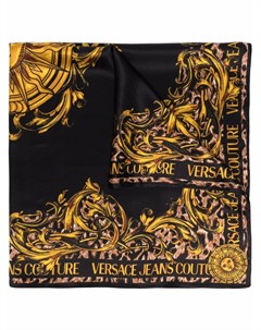 Шелковый платок с узором Baroque Versace jeans couture