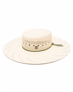 Шляпа с вырезами Maison michel