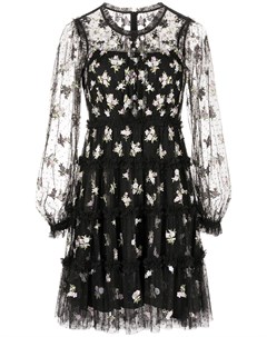 Платье из тюля с цветочной вышивкой Needle & thread