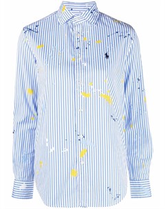 Рубашка с эффектом разбрызганной краски Polo ralph lauren