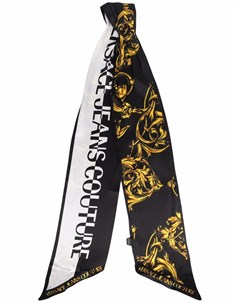 Шелковый платок с логотипом Versace jeans couture