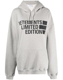 Худи с логотипом Limited Edition Vetements