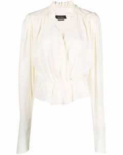 Шелковая блузка со сборками Isabel marant
