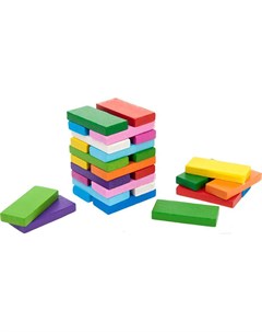 Развивающая игра Кубики Плашки цветные 6675 Томик