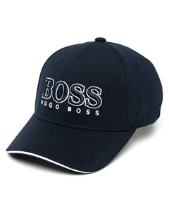 Бейсболка с вышитым логотипом Boss
