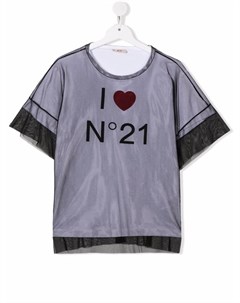 Многослойная сетчатая футболка Nº21 kids