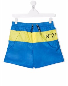 Плавки шорты с полоской и логотипом Nº21 kids
