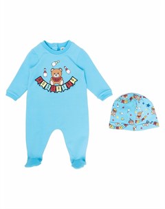 Пижама Teddy Bear с логотипом Moschino kids