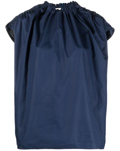 Поплиновая блузка со сборками Marni