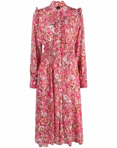 Платье рубашка с цветочным узором Pinko