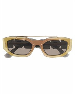 Солнцезащитные очки в овальной оправе Versace eyewear