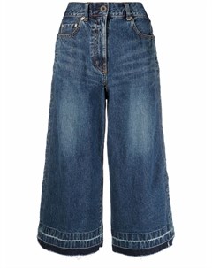 Укороченные джинсовые кюлоты Sacai