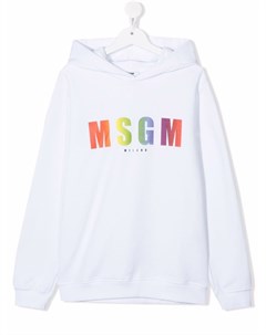 Худи с логотипом Msgm kids