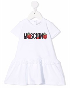 Платье с логотипом Moschino kids