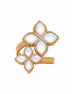 Кольцо Princess Flower из розового золота с бриллиантами и перламутром Roberto coin