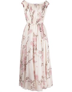 Расклешенное платье с цветочным принтом Giambattista valli