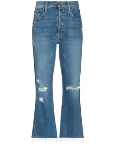 Расклешенные джинсы Tripper с прорезями Mother
