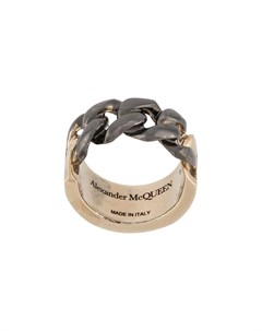 Кольцо со вставкой цепочкой Alexander mcqueen